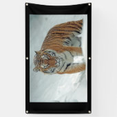 Bannière du TIGER EN COLÈRE (Vertical)