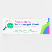 Bannière du tournoi de Pickleball (Horizontal)