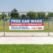 bannière du vinyle 2.5x8' (En situation)