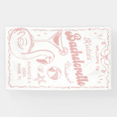 Bannière du week-end Dernier Toast Pink Beach (Horizontal)