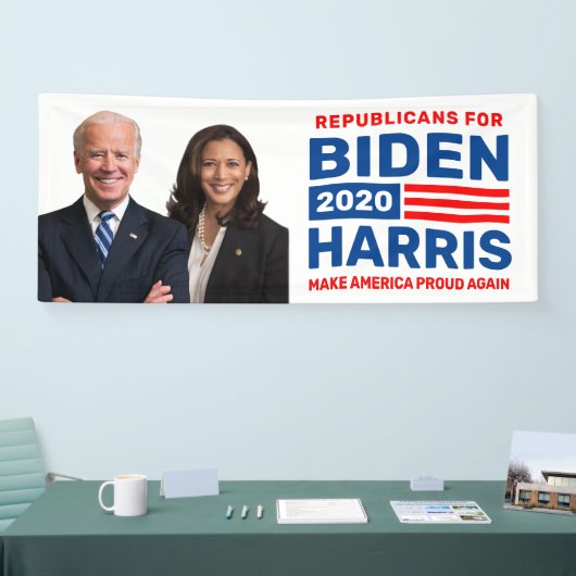 Bannière électorale de Biden Harris 2020 (Salon professionnel)