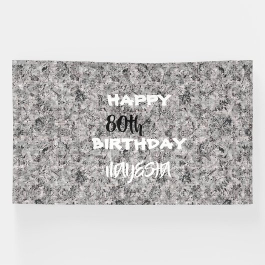 Bannière élégante d'anniversaire (Horizontal)