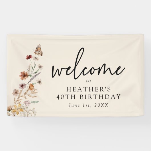Bannière élégante d'anniversaire (Horizontal)