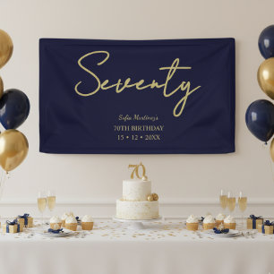 Bannière élégante de fête d'anniversaire soixante-