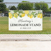 Bannière élégante de stand de limonade d'été (En situation)