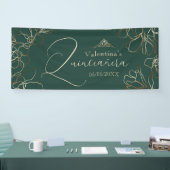 Bannière Emerald Quinceañera (Salon professionnel)