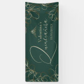 Bannière Emerald Quinceañera (Vertical)