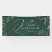 Bannière Emerald Quinceañera (Horizontal)