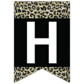 Bannière Empreinte de léopard, personnalisable (Deuxième drapeau)