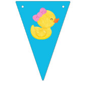 Bannière en caoutchouc de fille Ducky heureux Anni (Premier drapeau)