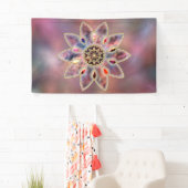 Bannière en galaxies marbrées (En situation)