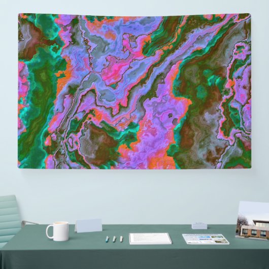 Bannière en marbre aigre (Salon professionnel)