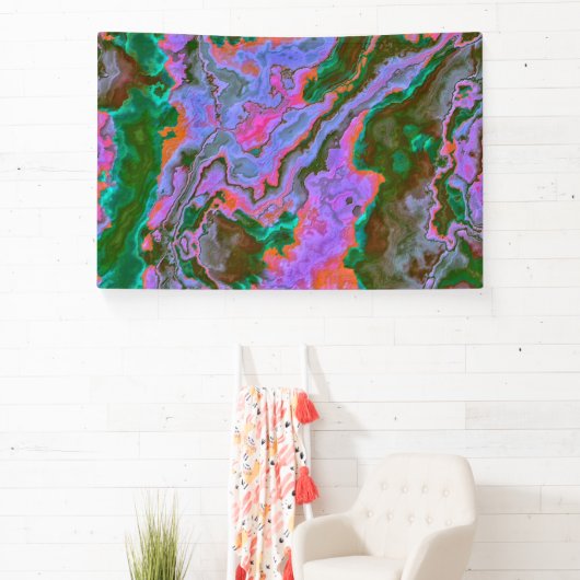 Bannière en marbre aigre (Insitu)