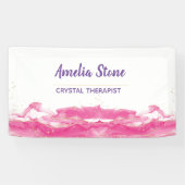 Bannière en marbre rose et or (Horizontal)