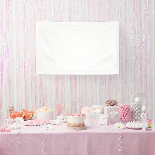 Bannière en vinyle, 2,5 pouces x4' (Fête)