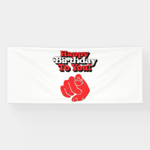 Bannière en vinyle 2,5x6 Joyeux Anniversaire À Toi