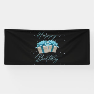 Bannière en vinyle 2,5x6 Joyeux Anniversaire Bébé