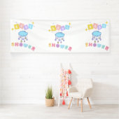 Bannière en vinyle 4x12 pour Baby Shower (Insitu)