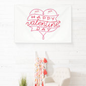 Bannière en vinyle 4x6 pour la Saint-Valentin (Insitu)