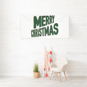 Bannière en vinyle 4x8 pour Joyeux Noël (Insitu)