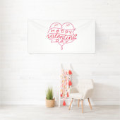 Bannière en vinyle 4x8 pour la Saint-Valentin (Insitu)