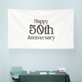 Bannière en vinyle 6x10 pour 50e anniversaire (Salon professionnel)