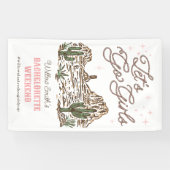 Bannière en vinyle Bachelorette Wild West Allons-y (Horizontal)