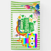 Bannière en vinyle de la Saint-Patrick, bannière J (Vertical)