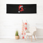Bannière en vinyle Deck The Halls Snow Collection (En situation)