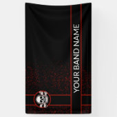 Bannière en vinyle métallique sur bande personnali (Vertical)