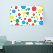 Bannière en vinyle Pois coloré (Salon professionnel)
