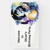 Bannière Enchantant Dragon Bébé Whimsy Anniversair (Vertical)