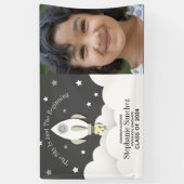 Bannière Espace Extérieur de la fusée Photo Gradua (Vertical)