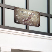 Bannière Esprit de l'équipe de baseball personnali (Bâtiment extérieur)