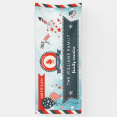 Bannière étoilée américaine de BBQ de Jour de la (Vertical)