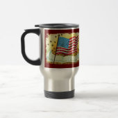 Bannière étoilée Drapeau Voyage Mug (Gauche)
