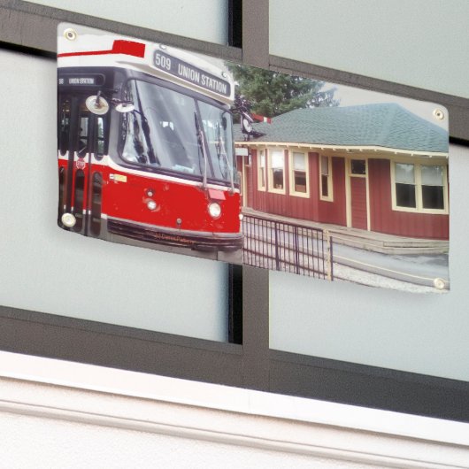 Bannière extérieure CLRV 1,6' x 3' (Bâtiment extérieur)