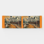 Bannière extérieure de 2,5 po x 8 po pour le cimet (Horizontal)