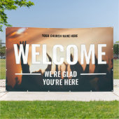 Bannière extérieure de do-it-yourself Welcome Chur (Dehors)