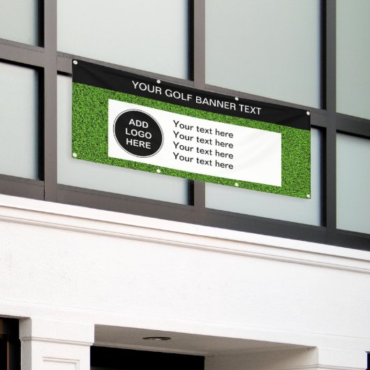 Bannière extérieure de logo d'industrie de golf (Bâtiment extérieur)