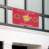 Bannière extérieure en chef incendie personnalisé (Bâtiment extérieur)