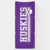 Bannière extérieure - Huskies (Vertical)