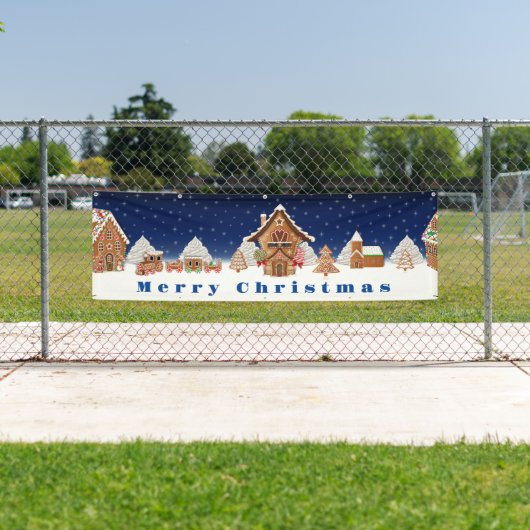 Bannière extérieure intérieure - Joyeux bannière d (En situation)