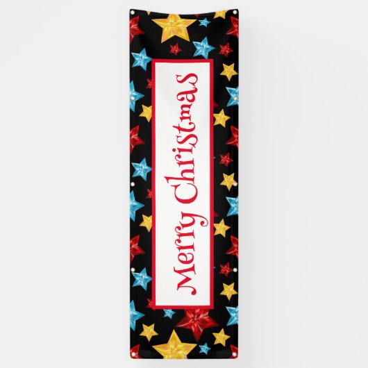 Bannière extérieure intérieure - Joyeux bannière d (Vertical)