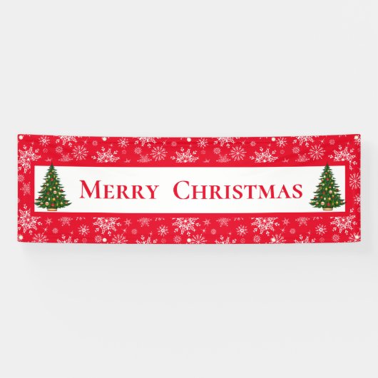 Bannière extérieure - Joyeux bannière de Noël (Horizontal)