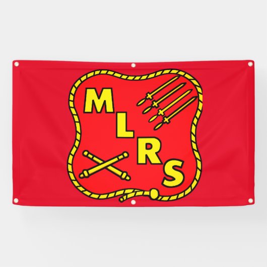 Bannière extérieure MLRS.  Idéal pour votre procha (Horizontal)