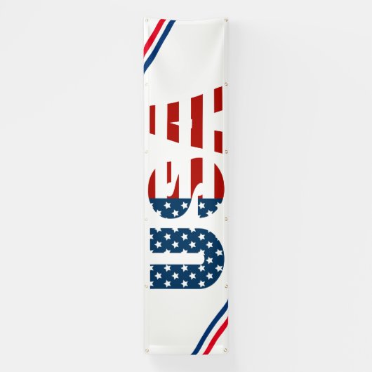 Bannière extérieure Patriotic USA (Verticale)