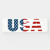 Bannière extérieure Patriotic USA (Horizontal)