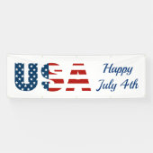 Bannière extérieure Patriotic USA (Horizontal)