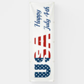 Bannière extérieure Patriotic USA (Vertical)